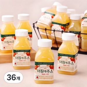 아침에주스 사과, 210ml, 36개