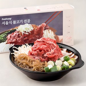 프레시지 서울식 불고기 전골 밀키트 2인분, 424.5g, 1개