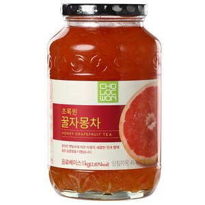 초록원 꿀자몽차, 1kg, 1개