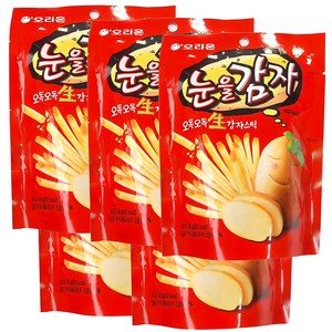 오리온 눈을감자, 56g, 5개