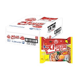 오뚜기 진라면 매운맛 120g, 20개