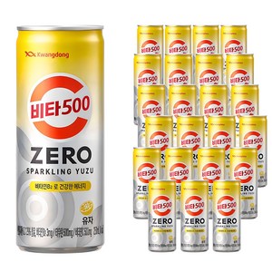 비타500 ZERO 스파클링 유자, 250ml, 24개