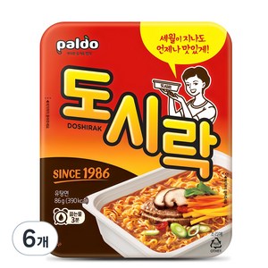 팔도 도시락 86 g, 6개