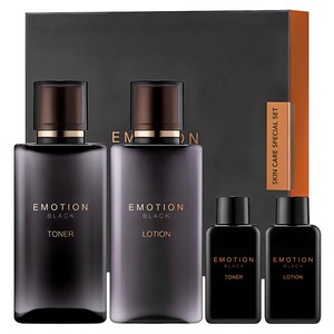 꽃을든남자 이모션 블랙 스킨케어 스페셜 토너 160ml + 35ml + 로션 160ml + 35ml 세트, 1세트