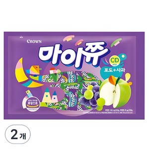 마이쮸 필로우 포도 사과 츄잉캔디, 720g, 2개