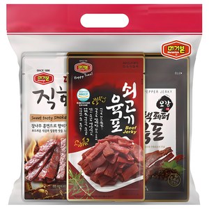 머거본 육포 6봉 세트, 140g, 1세트