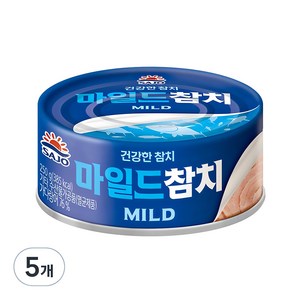 사조 마일드 참치, 250g, 5개