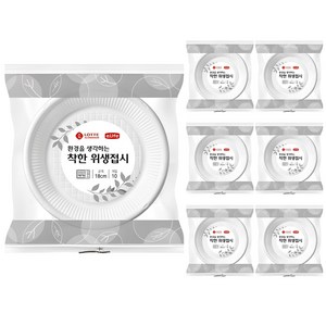 롯데이라이프 위생접시 18cm, 10개입, 7개