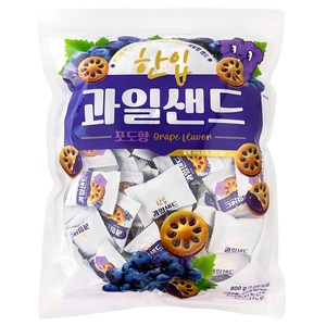 한입 과일 샌드 포도향, 800g, 1개