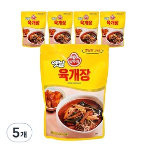 오뚜기옛날 육개장, 500g, 5개