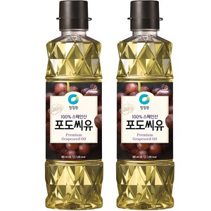 청정원 포도씨유, 900ml, 2개