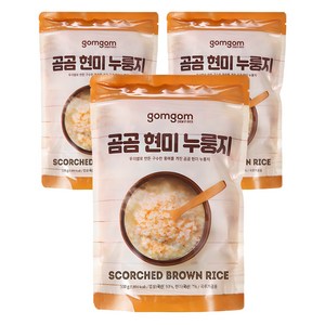 곰곰 구수한 끓여먹는 현미 누룽지, 500g, 3개