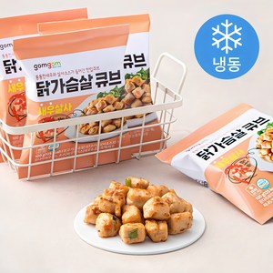 곰곰 닭가슴살 큐브 새우살사 (냉동), 100g, 5개