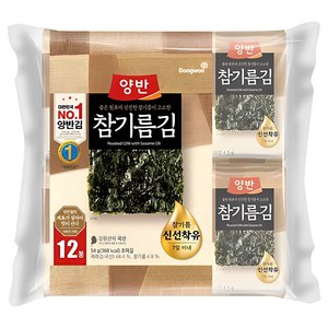 양반 참기름 김, 54g, 1개