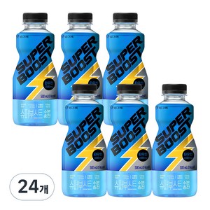 빙그레 슈퍼부스트 수분충전 에너지음료, 500ml, 24개