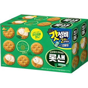 롯데웰푸드 롯샌 파인애플, 315g, 2개