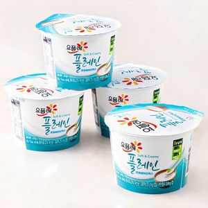 요플레 오리지날 요거트 플레인, 180g, 4개