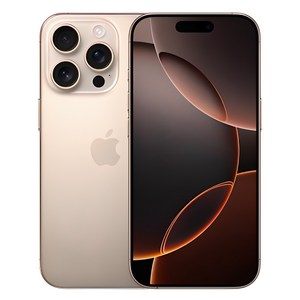 Apple 정품 아이폰 16 Pro 자급제, 데저트 티타늄, 512GB