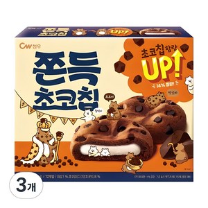 청우식품 쫀득초코칩, 240g, 3개