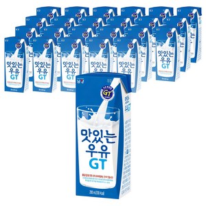 맛있는우유GT 멸균우유, 200ml, 24개