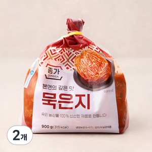 종가 묵은지, 900g, 2개