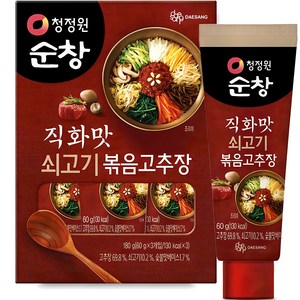 청정원순창 직화맛 쇠고기 볶음고추장 3p, 180g, 1개