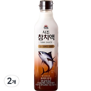 사조 참치액, 500ml, 2개