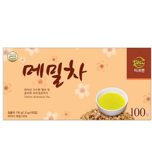 차명가 티프렌 메밀차 100티백, 1.5g, 1개, 100개입