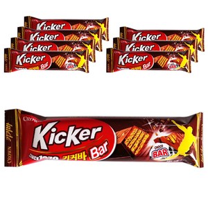 크라운 키커 초코바, 30g, 8개