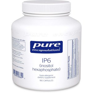 퓨어인캡슐레이션 IP6 (이노시톨 헥사포스페이트) 캡슐 글루텐 프리, 1개, 180정