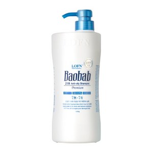 로픈 바오밥 21차 안티오일리 지성용 프리미엄 샴푸, 1kg, 1개