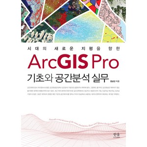 [한울아카데미]ArcGIS Pro 기초와 공간분석 실무 : 시대의 새로운 지평을 향한, 한울아카데미, 김남신