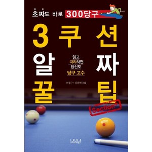 [아이디어스토리지]3쿠션 알짜 꿀팁 Section+ : 초짜도 바로 300 당구, 아이디어스토리지, 오경근김희연