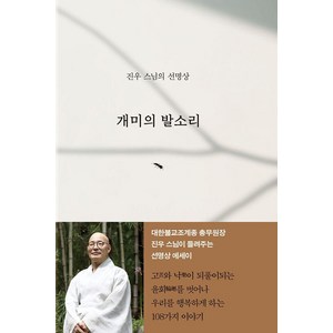 개미의 발소리:진우 스님의 선명상, 조계종출판사