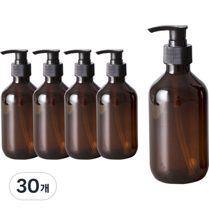 펌프 로션 샴푸 공병 용기 500ml, 갈색(용기), 30개