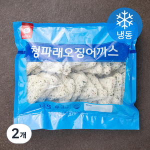 천일냉동 청파래오징어까스 (냉동), 1.2kg, 2개