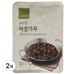 올가홀푸드 우리밀 짜장가루, 100g, 2개