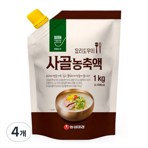 본테이스트 사골 농축액, 1kg, 4개