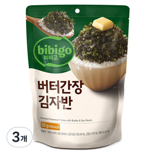 비비고 버터간장김자반, 3개