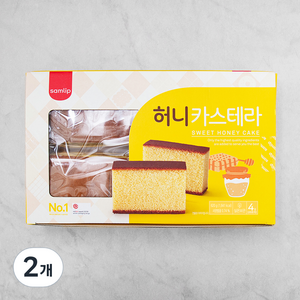 삼립 허니 카스테라 4개입, 620g, 2개