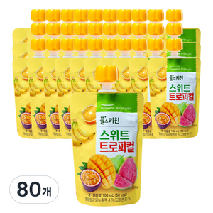 풀무원 풀스키친 스위트 트로피컬, 80개, 100ml