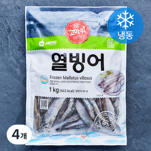 고마워 열빙어 (냉동), 4개, 1kg