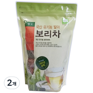 청오 국산 유기농 발아보리차, 500g, 1개입, 2개