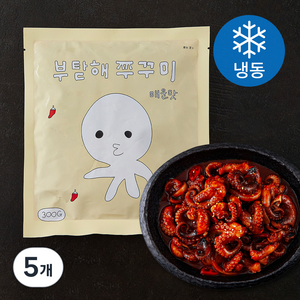 부탇해 쭈꾸미 매운맛 (냉동), 300g, 5개