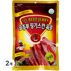 코주부 징기스칸 육포 순한맛, 130g, 2개