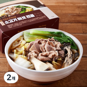 프레시지 The Easy 소고기 버섯전골, 390g, 2개