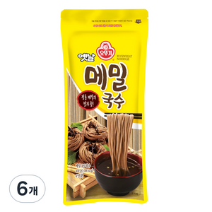 오뚜기 옛날 메밀국수, 400g, 6개