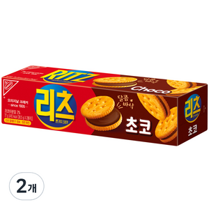 리츠 샌드위치 크래커 초코, 77g, 2개