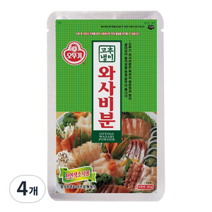 오뚜기 와사비분, 300g, 4개