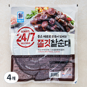 대림선 쫄깃 찰순대, 1kg, 4개